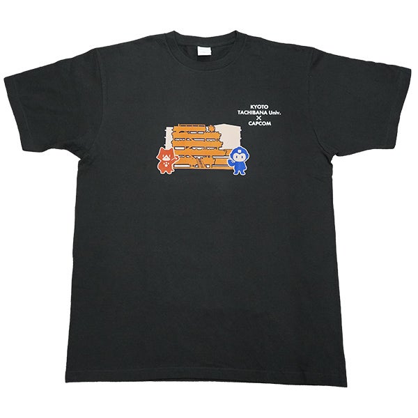 大カプコン展』協賛記念 Tシャツ（黒） | 京都橘学園基金 | たちばなGIFT